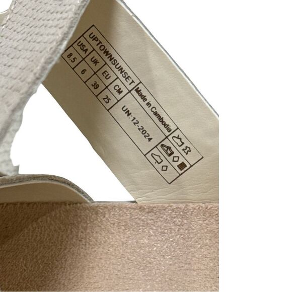 Vionic Uptown Sunset Slide Sandals. Ivory - Picture 7 of 9